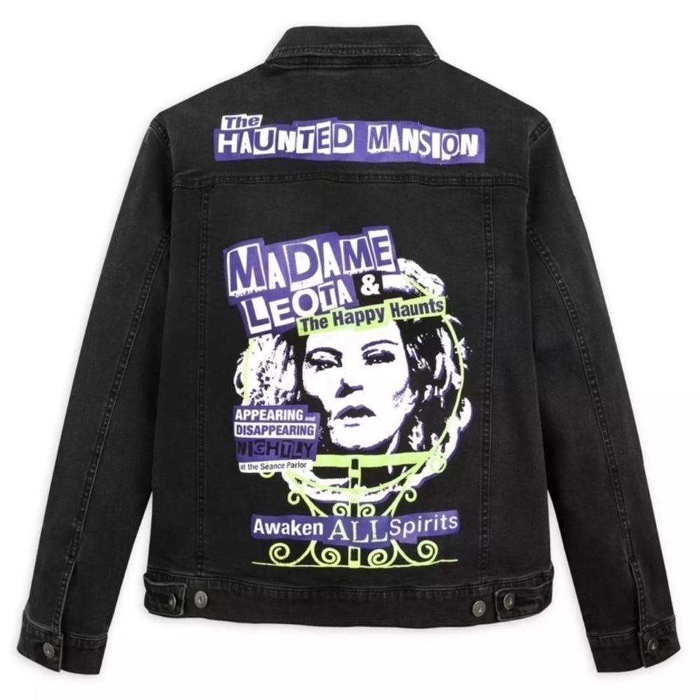 💜🖤NWT-Disney Madame Leota Denim Jacket -
The Haunted Mansion SZ M💜🖤